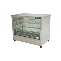 Woodson 50 Capacity Pie Display with Sliding Doors on Both Sides W.PIA50G