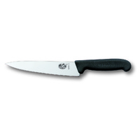 Victorinox Cooks Carving Knife 19cm Fibrox - Black