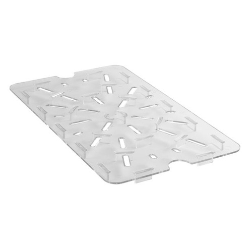 CAMBRO GN 1/2 Size Drain Tray Insert Polycarbonate (6 pack)